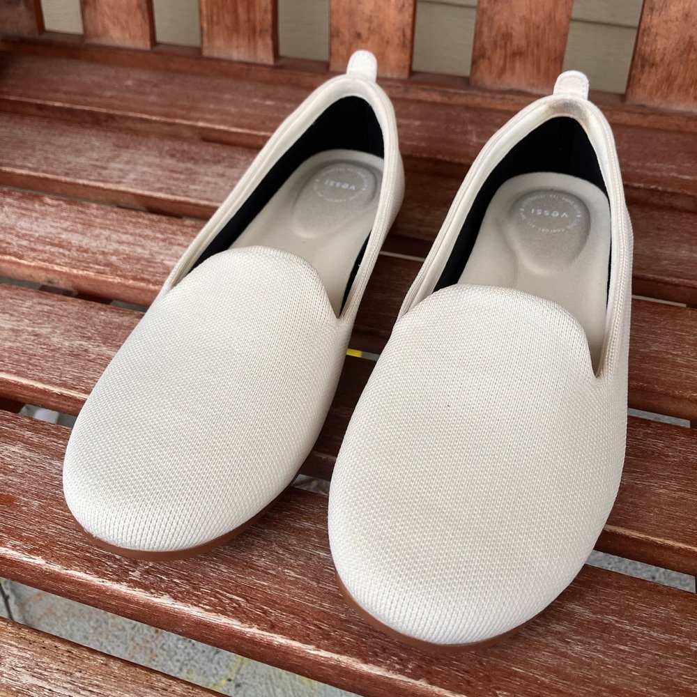 Vessi Women's Market Flats in Off-White/Cream
